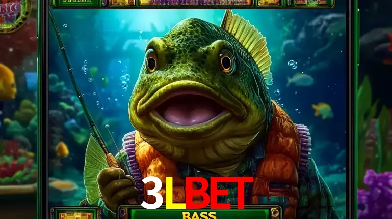Personagem de peixe pescador do popular jogo de slot com tema de pescaria, uma das emocionantes opções de caça-níqueis para jogar e ganhar no cassino 3LBET.